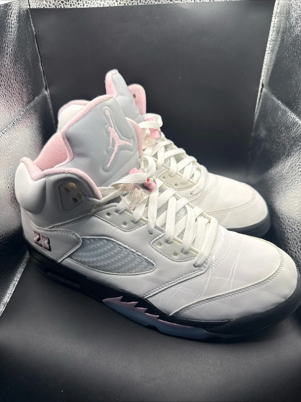 Size 10.5 - Air Jordan 5 Retro Medium Soft Pink, HQ7978-102, W Box, No Insoles